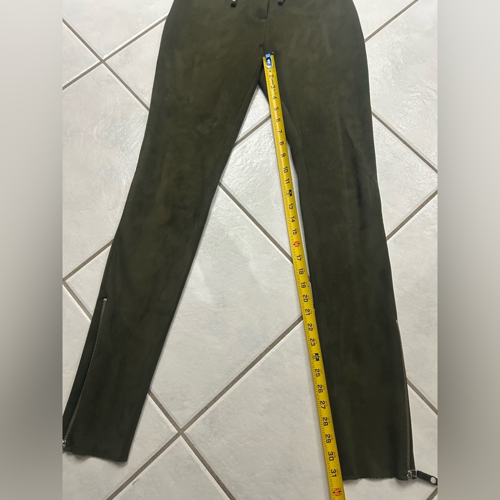 Olive Green Women's Dress Pants- bobo bourgeois bohemian brand - Picture 5 of 10